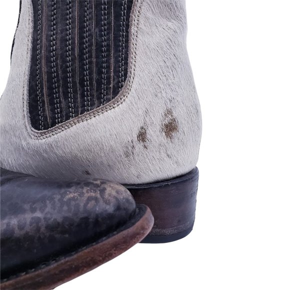 FREEBIRD BY STEVEN LASSO LEOPARD HAIRCALF BOOTIES - Picture 13 of 15